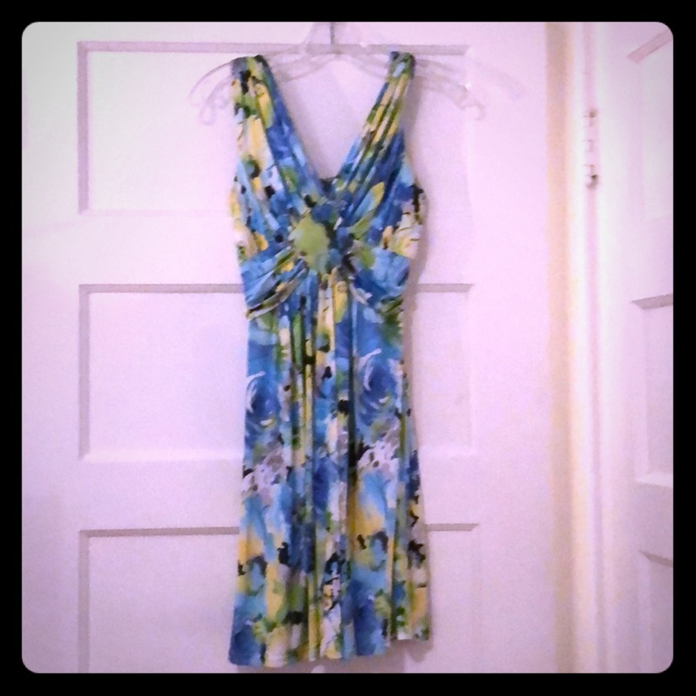Lightweight, sleeveless dress.